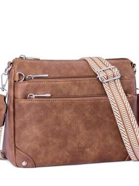 🆕 Lexiyat Crossbody Bags for Women Rfid Travel Crossbody Purses Leather
